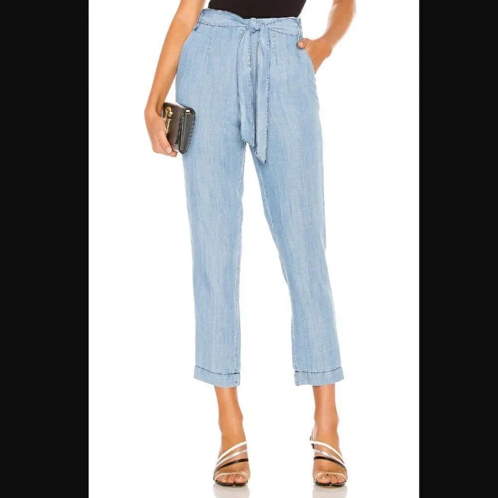 NWT Revolve x 1.State Tie Waist Tapered Leg Pant . Size 4